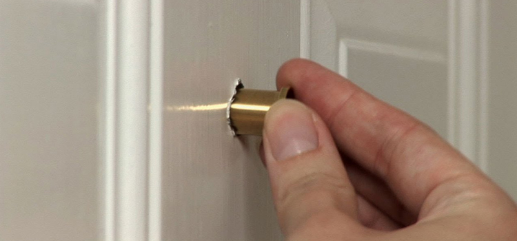 peephole door repair in Oak Hills